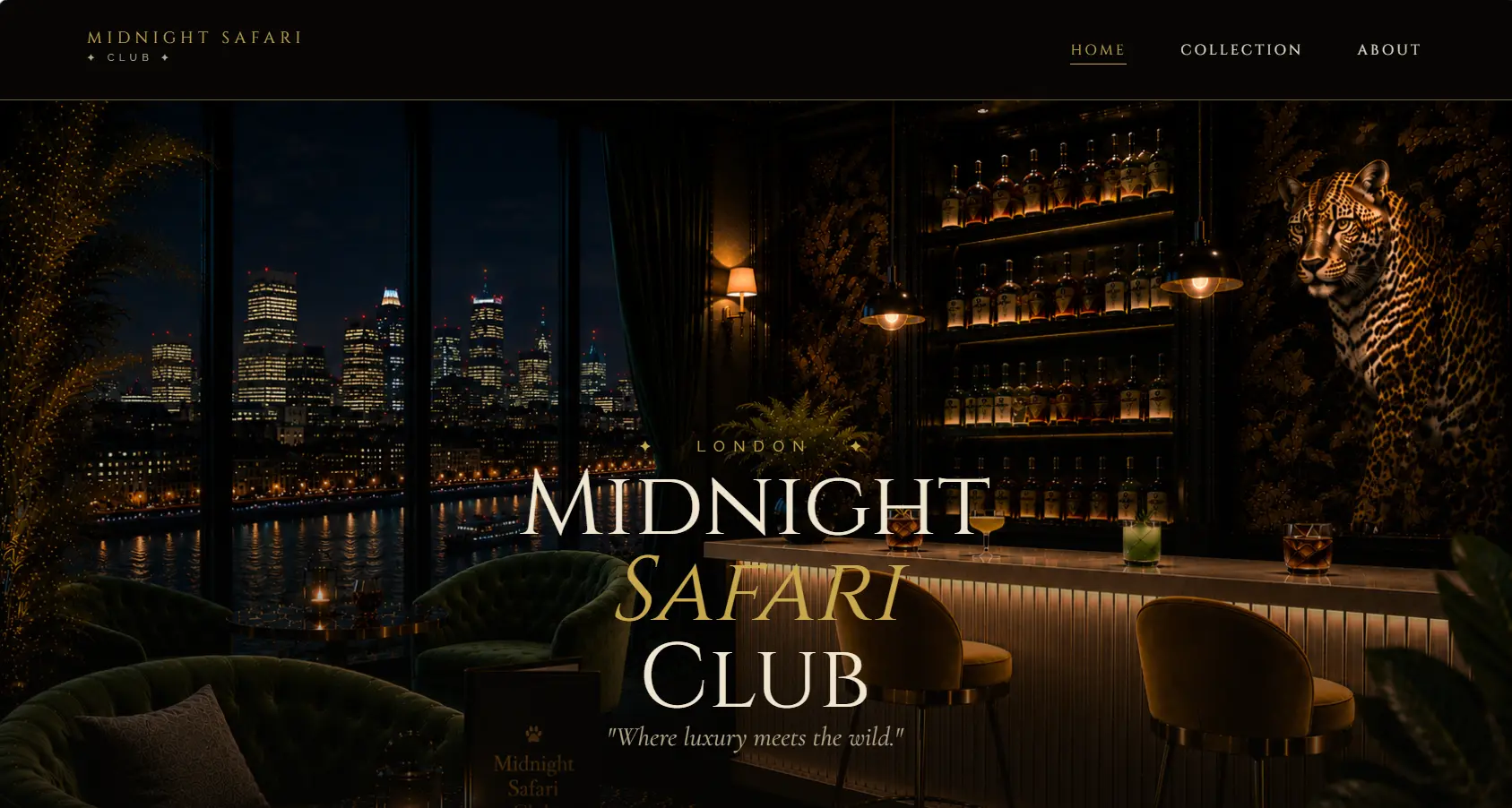 Midnight Safari Club homepage